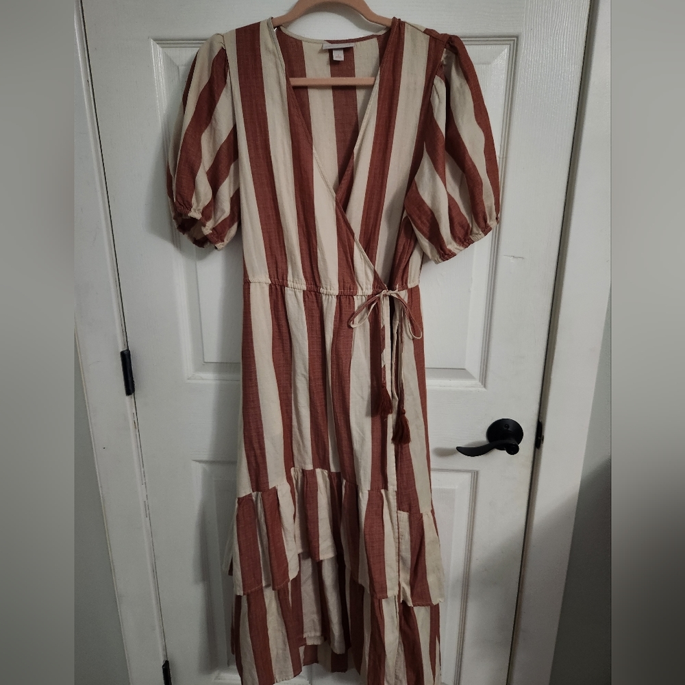 Rose and cream dress